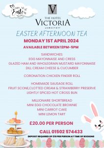 Hotel Victoria Easter Afternoon Tea 2024