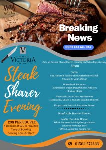 Hotel Victoria Steak Offer