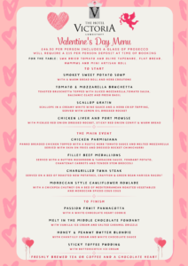 Valentines day 2025 Hotel Victoria