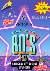 Back to the 80s Summer Party Hotel Victoria