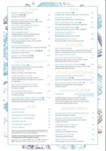 Main Menu 2025 Hotel Victoria