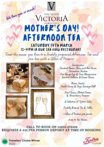 Mother's Day Afternoon Tea 2026 Hotel Victoria